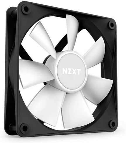 NZXT F140 RGB Core - RF-C14DF-B1-2 x 140 مم مراوح RGB مثبتة على محور مع تحكم RGB، ضغط ثابت عالي وتدفق هواء، محمل هيدروديناميكي، حزمة مزدوجة، أسود in Kuwait