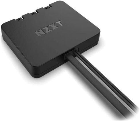 NZXT F140 RGB Core - RF-C14DF-B1-2 x 140 مم مراوح RGB مثبتة على محور مع تحكم RGB، ضغط ثابت عالي وتدفق هواء، محمل هيدروديناميكي، حزمة مزدوجة، أسود in Kuwait