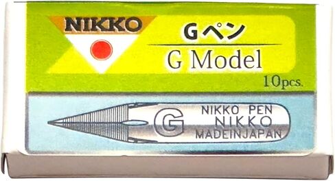 立川ピン製作所 Tachikawa Pin Seisakusho Nikko NG-10 Nib G Pen, Pack of 10 in Saudi Arabia