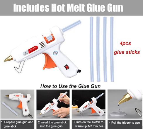 LANGXUN 40 بوصة أبيض كبير أدى تضيء رقم 2 لديكور حفلة عيد الميلاد الحادي والعشرين الثاني، مع مسدس الغراء الساخن، أرقام بالون سرادق 2 لحفل زفاف التخرج استحمام الطفل صورة خلفية الديكور in Kuwait