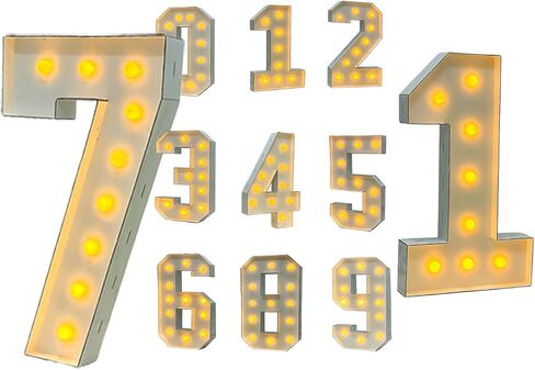 LANGXUN 40 بوصة أبيض كبير أدى تضيء رقم 2 لديكور حفلة عيد الميلاد الحادي والعشرين الثاني، مع مسدس الغراء الساخن، أرقام بالون سرادق 2 لحفل زفاف التخرج استحمام الطفل صورة خلفية الديكور in Kuwait