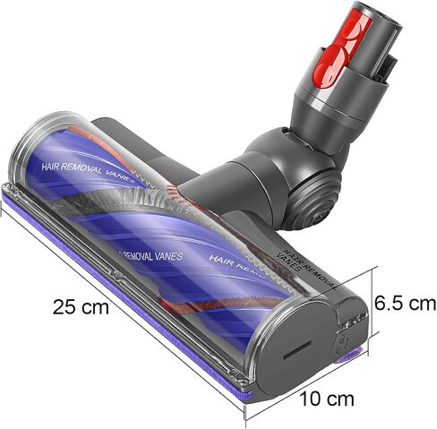 رأس منظف بمحرك لفك التشابك من FUNTECK للمكانس الكهربائية اللاسلكية Dyson V8 V10 V11 V15، جيد للأرضيات الصلبة الناعمة والسجاد in Kuwait