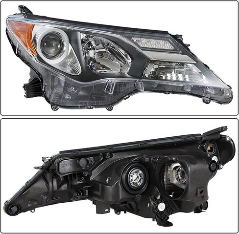استبدال المصابيح الأمامية LABLT لسيارة Toyota RAV4 2013 2014 2015 زوج المصابيح الأمامية الجانب الأيسر + الأيمن (جانب سائق الركاب) in Saudi Arabia