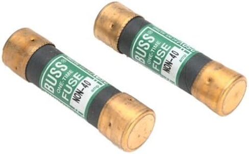 Bussmann BP/NON-40 40 أمبير خرطوشة لمرة واحدة فئة الحد غير الحالية K5 250V UL المدرجة (حزمة من 2) in Saudi Arabia