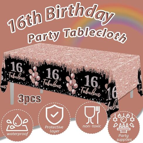 ديكورات حفلات الجولف من HAKOTI، 3 قطع من مفارش المائدة لحفلات أعياد الميلاد وأغطية طاولات الجولف مستطيلة مقاومة للماء لمستلزمات حفلات أعياد الميلاد والجولف in Kuwait