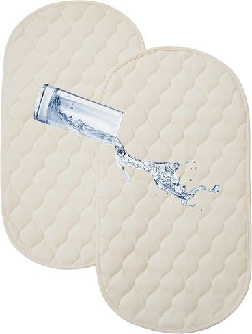 مجموعة طاولة تغيير الحفاضات من شركة أمريكان بيبي، غطاء وسادة طاولة تغيير محيطي مصنوع من القطن العضوي بنسبة 100% وعبوتين من وسادات طاولة تغيير الحفاضات مصنوعة من طبقة علوية من القطن العضوي، باللون الوردي، للفتيات in Kuwait