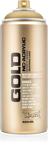 Montana Cans Montana 400 ml Color, Gold Matte Spray Paint, 13.5 Fl Oz (Pack of 1) in Saudi Arabia