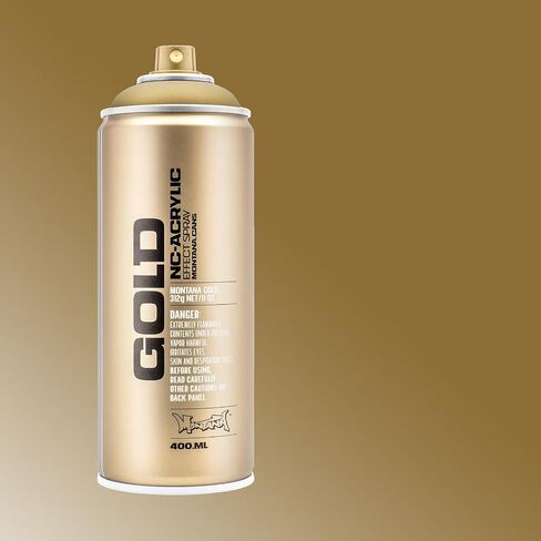 Montana Cans Montana 400 ml Color, Gold Matte Spray Paint, 13.5 Fl Oz (Pack of 1) in Saudi Arabia