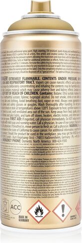 Montana Cans Montana 400 ml Color, Gold Matte Spray Paint, 13.5 Fl Oz (Pack of 1) in Saudi Arabia