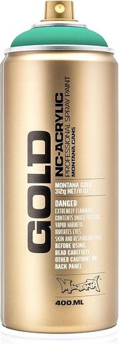 Montana Cans Montana 400 ml Color, Gold Matte Spray Paint, 13.5 Fl Oz (Pack of 1) in Saudi Arabia