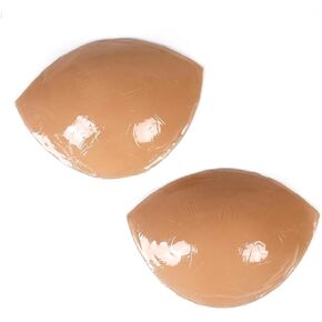 Double-Sided Sticky Demi Padded Bra Lift Inserts Washable Reusable Adhesive Small/Medium Nude