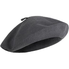 Parquet Cotton French Beret Hat for Women Casual and Chic - Boinas de Mujer para el Frio