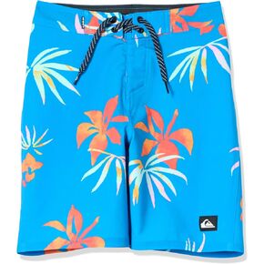 Quiksilver Boys Surfsilk Straight Leg 17 Boardshort Swim Trunk