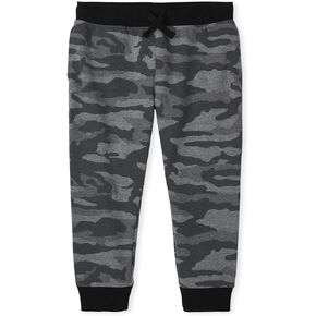 The Children's Place Boys' Active Camo Fleece Jogger Pants