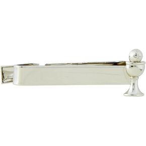 First Communion Tie Clip with Chalice, Catholic Accessory for Neckties, Religious Gifts for Boys, 1¼ Inches