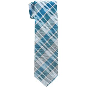 Retreez Modern Plaid Check Styles Woven Boy's Tie - 8-10 years
