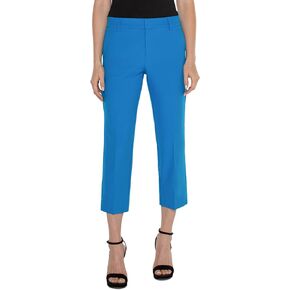 Liverpool Women's Kelsey Luxe Stretch Mid Rise Crop Trouser with Slit