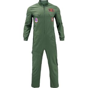 Maverick Flight Pilot Jumpsuit Halloween Cosplay Costume For Adult