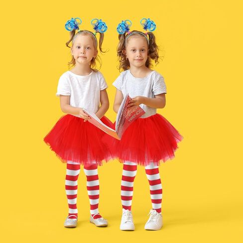 2 Set Kids High Knee Socks and Long Arm Warmer Gloves for World Book Day Dress Up in Kuwait