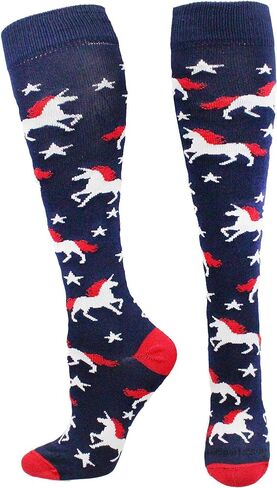 جوارب MadSportsStuff Wild Horses Equestrian Athletic Over The Calf in Kuwait