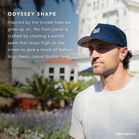 melin Odyssey Brick Hydro, Performance Snapback Hat, Water-Resistant Baseball Cap for Men & Women in Saudi Arabia