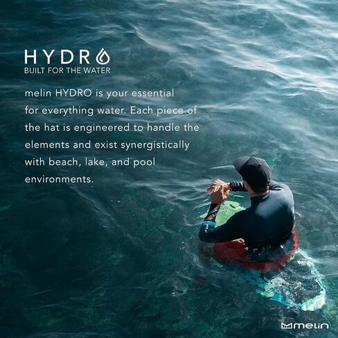 melin Odyssey Brick Hydro, Performance Snapback Hat, Water-Resistant Baseball Cap for Men & Women in Saudi Arabia