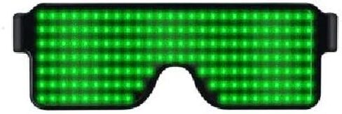 LED Glowing Glasses, 7 Colors USB Rechargeable Light up Glasses with 7 Flashing Modes for Parties, Halloween, Christmas(Color random delivery) in Saudi Arabia