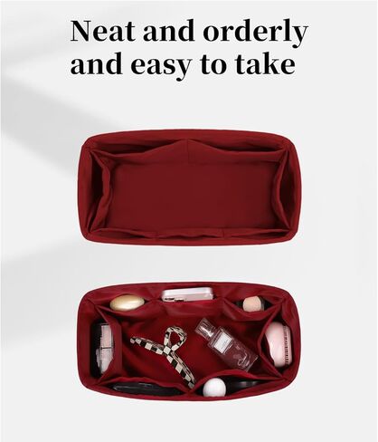 Onthego Bags Organizer, Silky Bag Insert Compatible with LV Onthego PM/MM/GM, Lightweight Handbag Shaper for Daily Use (Custom Color) in Saudi Arabia
