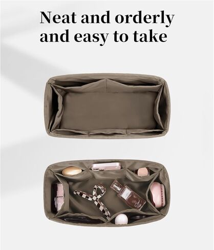 Onthego Bags Organizer, Silky Bag Insert Compatible with LV Onthego PM/MM/GM, Lightweight Handbag Shaper for Daily Use (Custom Color) in Saudi Arabia
