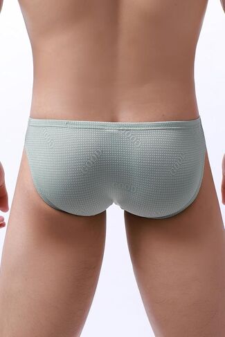 Maiclaice Men's Ice Silk Bikini Low Rise Briefs Underwear in Saudi Arabia