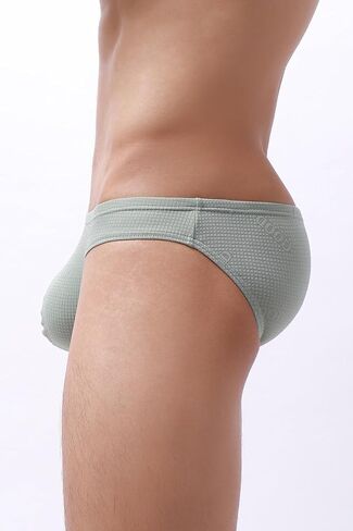 Maiclaice Men's Ice Silk Bikini Low Rise Briefs Underwear in Saudi Arabia