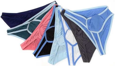 Maiclaice Men's Ice Silk Bikini Low Rise Briefs Underwear in Saudi Arabia