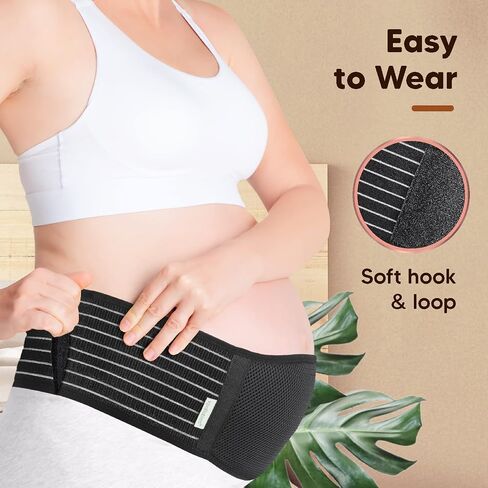 KeaBabies 3 في 1 حزام دعم البطن بعد الولادة وحزام دعم البطن أثناء الحمل - حزام البطن بعد الولادة - عصابات البطن للنساء الحوامل - دعامة ما بعد الولادة - حزام بطن الأمومة in Saudi Arabia