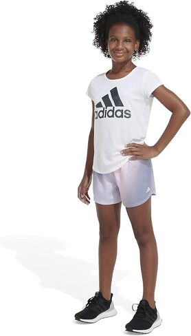 adidas Girls' Big Aeroready Ombré Shorts in Saudi Arabia