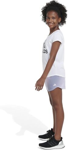 adidas Girls' Big Aeroready Ombré Shorts in Saudi Arabia