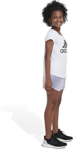 adidas Girls' Big Aeroready Ombré Shorts in Saudi Arabia
