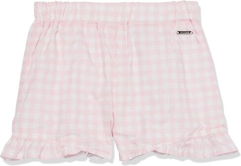 GUESS Girls' Poplin Gingham Plaid Short in Saudi Arabia