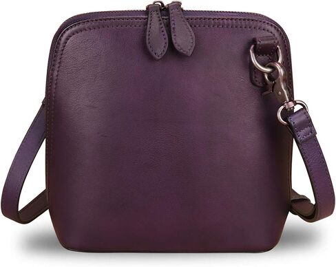 Genuine Leather Crossbody Bag for Women Vintage Style Handmade Satchels Small Shoulder Bag Handbag Purses in Saudi Arabia
