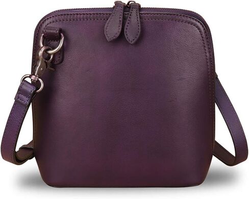 Genuine Leather Crossbody Bag for Women Vintage Style Handmade Satchels Small Shoulder Bag Handbag Purses in Saudi Arabia