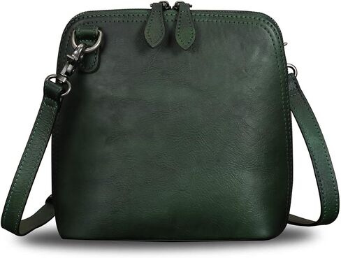 Genuine Leather Crossbody Bag for Women Vintage Style Handmade Satchels Small Shoulder Bag Handbag Purses in Saudi Arabia