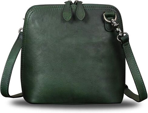 Genuine Leather Crossbody Bag for Women Vintage Style Handmade Satchels Small Shoulder Bag Handbag Purses in Saudi Arabia