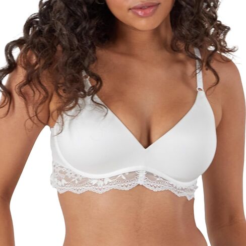 حمالة صدر لاسلكية من Maidenform للسيدات، حمالة صدر طبيعية للرفع والتشكيل، حمالة صدر قابلة للتحويل مع دانتيل in Saudi Arabia