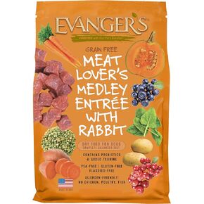 Grain-Free Meat Lover's Medley with Rabbit Dry Dog Food 30 lbs