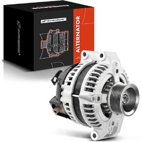 A-Premium Alternator Compatible with Honda CR-V 2012-2014, Civic 2012-2015, Acura ILX 2013-2015, L4 2.4L, 120A 12V CW 7-Groove Pulley