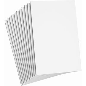 Do²ping White Foam Sheets Crafts, 8.5x5.5 Inch Eva Craft Foam Paper for Crafts Project Classroom Scrapbook DIY Cosplay (White-10 Sheets)