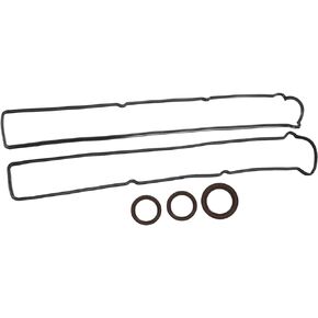 Motoforti Car Engine Left Right Valve Cover Gaskets Set, for LEXUS SC300 1998-2000, Rubber, 1121446011 1121346031, Black Brown, 1 Set