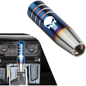 1 PC Universal Car Shift Knob Cover, Metal Comfortable Shifting Universal Anti-Slip Auto Knob Gear Stick Protector for Men Women, Vehicle Accessories