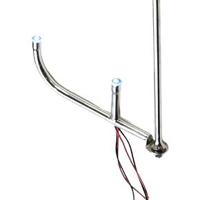 MARINE CITY 304 Grade Stainless Steel Wind Direction Indicator Light for Boats, Yachts, Marine Vehicles (Pack of 1)