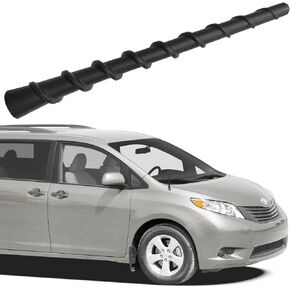 Rubber Antenna for Toyota Sienna (1998-2015), Toyota Sienna Antenna, 7 Inch Spiral Flexible Antenna Replacement Mast