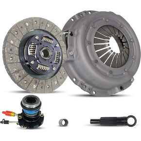 Clutch And Slave Kit Compatible With Aerostar Ranger B2300 Base XL XLT Splash STX SE Sport 2-Door 1993-1994 2.3L L4 Gas SOHC 3.0L V6 Gas OHV Naturally Aspirated (07-093S)